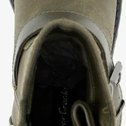 Super Cracks Supercracks Dames Biker Boots - Groen - Maat 38 -Dames Winkel 255x840