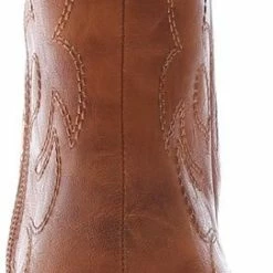 Weloveshoes SmileFavorites® Dames Cowboylaarzen Met Hak Kort - Imitatieleer - Camel - Maat 37 -Dames Winkel 271x840