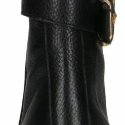 Manfield - Dames - Zwart Leren Boots Met Goudkleurige Gesp - Maat 38 14 Manfield - Dames - Zwart Leren Boots Met Goudkleurige Gesp - Maat 38 -Dames Winkel 280x840