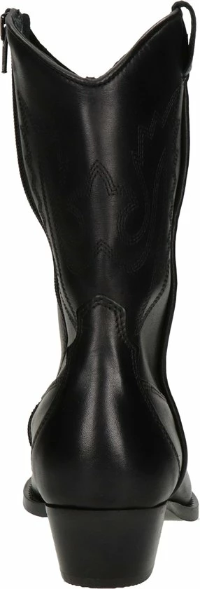 Nelson Dames Cowboylaars - Zwart - Maat 40 4 Nelson Dames Cowboylaars - Zwart - Maat 40 - Afbeelding 2