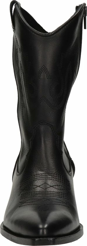 Nelson Dames Cowboylaars - Zwart - Maat 40 3 Nelson Dames Cowboylaars - Zwart - Maat 40