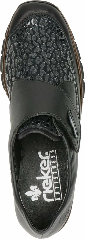 Rieker Instappers Zwart Synthetisch - Dames - Maat 39 17 Rieker Instappers Zwart Synthetisch - Dames - Maat 39 - Afbeelding 15