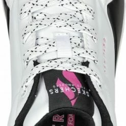 Skechers Uno-Backlit Dames Sneakers - White/Neon Pink - Maat 42 -Dames Winkel 300x840 4