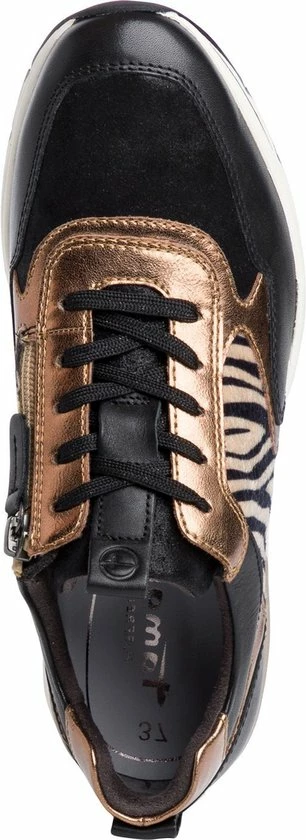 Tamaris Sneakers Zwart Leer 102406 - Dames - Maat 39 12 Tamaris Sneakers Zwart Leer 102406 - Dames - Maat 39 - Afbeelding 10