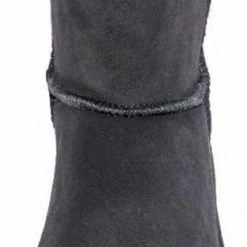 Zenique Lederen Suede Boots Laarzen Dames Gevoerd Met Lamswol Maat 43 Kleur Antraciet