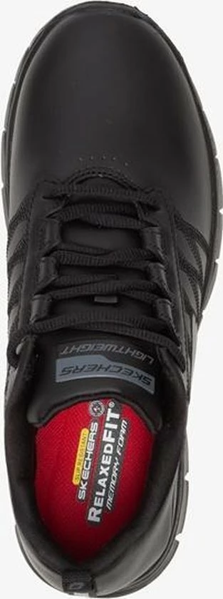 Skechers Work Relaxed Fit Sneakers Zwart Leer - Dames - Maat 38 20 Skechers Work Relaxed Fit Sneakers Zwart Leer - Dames - Maat 38 - Afbeelding 18
