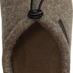 Travelin' Back-Home Dames Sloffen - Wollen Pantoffels - Rubberen Zool - Beige/Zand - Maat 42 -Dames Winkel 316x840 19