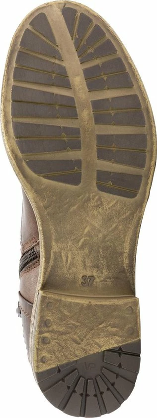 NoGRZ A.Aalto Leren Enkellaarzen Dames - Wol Gevoerde Veterschoenen - Donkerbruin Leer - Maat 38 8 NoGRZ A.Aalto Leren Enkellaarzen Dames - Wol Gevoerde Veterschoenen - Donkerbruin Leer - Maat 38 - Afbeelding 6