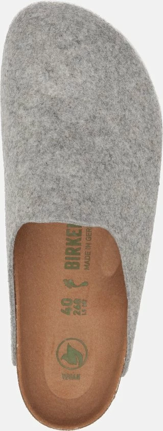 Birkenstock Amsterdam Light Gray Narrow VEG Felt Wooly Home Unisex Pantoffels - Lichtgrijs - Maat 42 10 Birkenstock Amsterdam Light Gray Narrow VEG Felt Wooly Home Unisex Pantoffels - Lichtgrijs - Maat 42 - Afbeelding 8