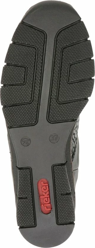 Rieker Instappers Zwart Synthetisch - Dames - Maat 39 14 Rieker Instappers Zwart Synthetisch - Dames - Maat 39 - Afbeelding 12