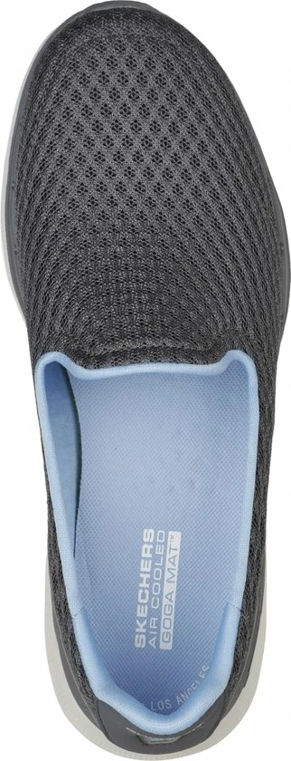 Skechers Go Walk 6 - Big Splash 124508-GYBL, Vrouwen, Grijs, Sneakers,Sportschoenen, Maat: 39 7 Skechers Go Walk 6 - Big Splash 124508-GYBL, Vrouwen, Grijs, Sneakers,Sportschoenen, Maat: 39 - Afbeelding 5