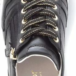 Gabor Sneakers Zwart Leer 102306 - Dames - Maat 37 -Dames Winkel 325x840