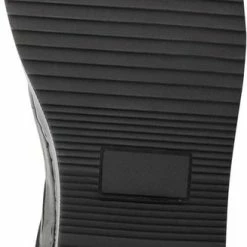 NoGRZ B.Longhena Hoge Leren Damessneakers - Gevoerde Veterschoenen - Zwart Leer - Maat 39 -Dames Winkel 327x840 2