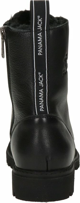 Panama Jack Frisia B1 Veterboots Zwart Leer - Dames - Maat 38 7 Panama Jack Frisia B1 Veterboots Zwart Leer - Dames - Maat 38 - Afbeelding 5