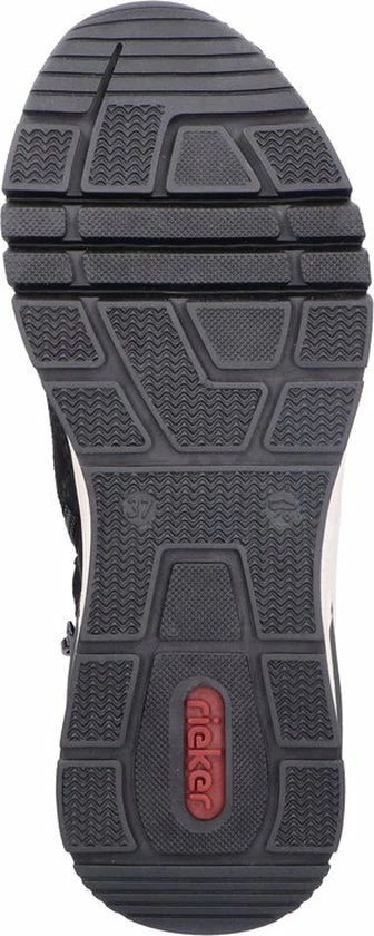 Rieker Dames Veterboot - Zwart - Maat 37 11 Rieker Dames Veterboot - Zwart - Maat 37 - Afbeelding 9