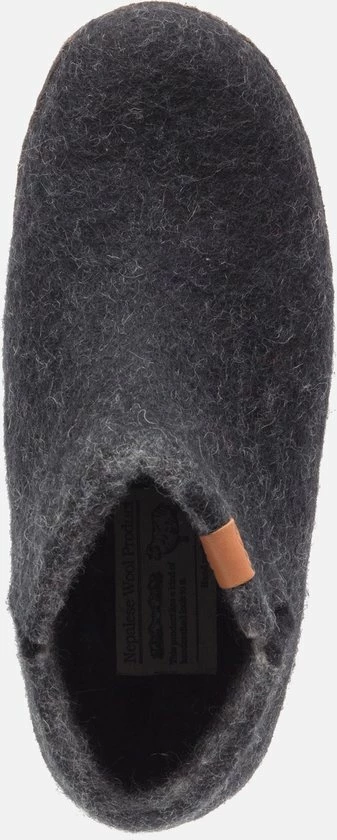 Tofvel Handgemaakte Nepalese Pantoffels - Zwart - Maat 37 4 Tofvel Handgemaakte Nepalese Pantoffels - Zwart - Maat 37 - Afbeelding 2