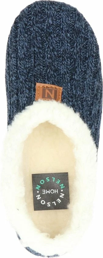 Nelson Home Dames Pantoffel - Blauw - Maat 42 18 Nelson Home Dames Pantoffel - Blauw - Maat 42 - Afbeelding 16