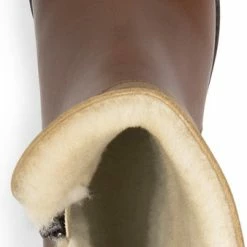 Travelin' Gyre - Leren Dames Enkellaarzen - Wol Gevoerd - Cognac Bruin Leer - Maat 40 -Dames Winkel 338x840 4