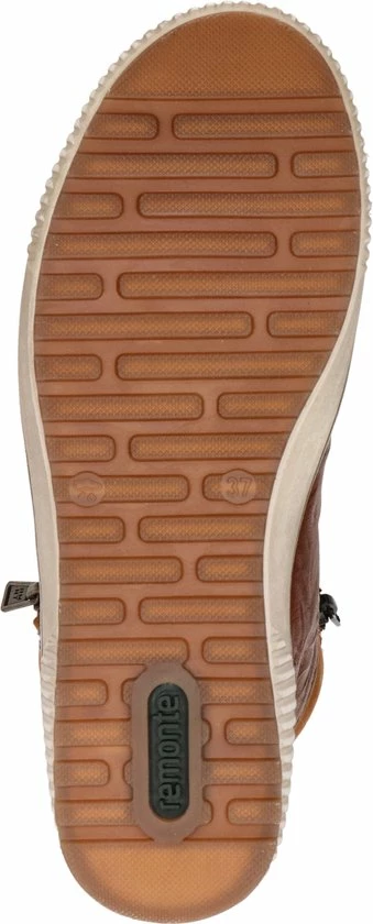 Remonte Dames Sneaker - Cognac - Maat 41 9 Remonte Dames Sneaker - Cognac - Maat 41 - Afbeelding 7