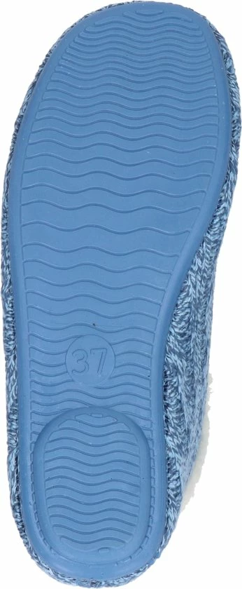 Nelson Home Dames Pantoffel - Blauw - Maat 42 13 Nelson Home Dames Pantoffel - Blauw - Maat 42 - Afbeelding 11