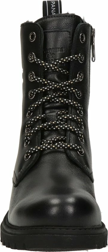 Panama Jack Frisia B1 Veterboots Zwart Leer - Dames - Maat 38 5 Panama Jack Frisia B1 Veterboots Zwart Leer - Dames - Maat 38 - Afbeelding 3