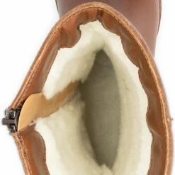 Travelin' Fitjar Leren Dames Laarzen - Wol Gevoerde Laars - Cognac Bruin Leer - Maat 43 -Dames Winkel 386x840 1