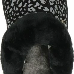 Warmbat Collie Dames Sloffen - Print Leopard Black - Maat 38 -Dames Winkel 388x840 1