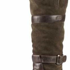 Horka Outdoorlaarzen Highlander Leer/suède Bruin/groen Maat 40 -Dames Winkel 419x840