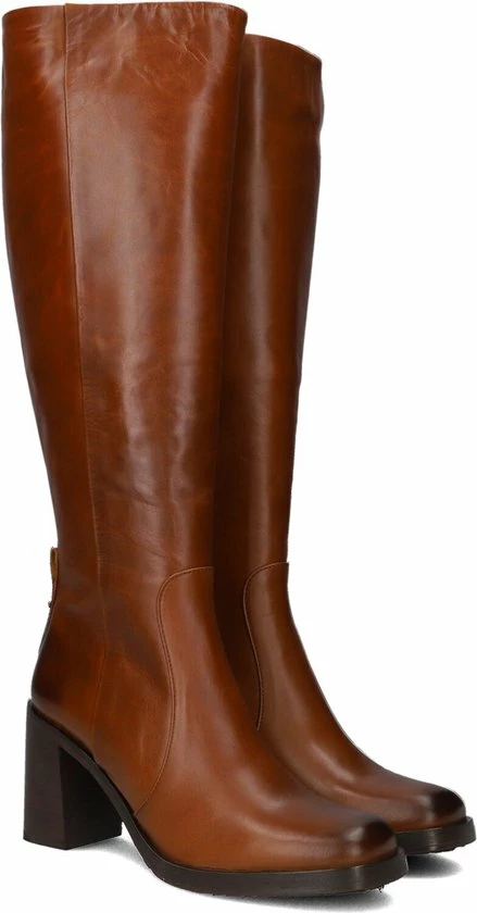 Fred De La Bretoniere 193010124 Hoge Laarzen - Dames - Cognac - Maat 38 4 Fred De La Bretoniere 193010124 Hoge Laarzen - Dames - Cognac - Maat 38 - Afbeelding 2