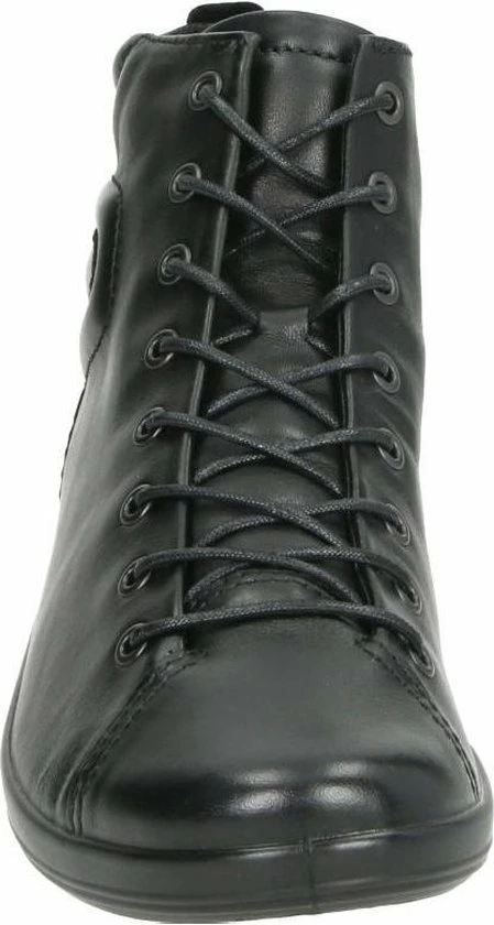 ECCO SOFT 2.0 Dames Veterboot - Zwart - Maat 40 14 ECCO SOFT 2.0 Dames Veterboot - Zwart - Maat 40 - Afbeelding 12