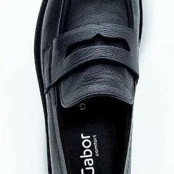 Gabor Instappers Zwart Leer 132311 - Dames - Maat 38 -Dames Winkel 483x840