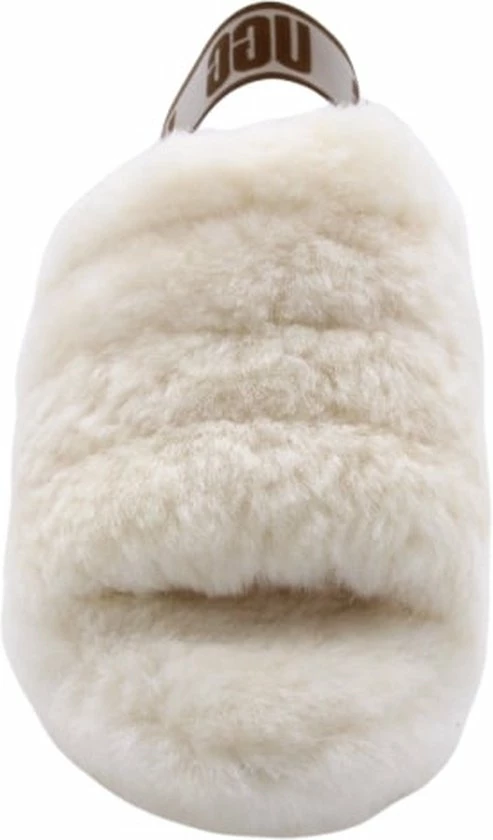 UGG Fluff Yeah Slide Dames Sloffen - Natural - Maat 40 20 UGG Fluff Yeah Slide Dames Sloffen - Natural - Maat 40 - Afbeelding 18