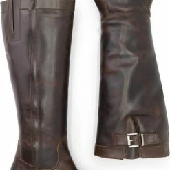 Travelin Daneborg - Leren Dameslaars - Wol Gevoerd - Donkerbruin Leer - Maat 40 -Dames Winkel 497x840 1