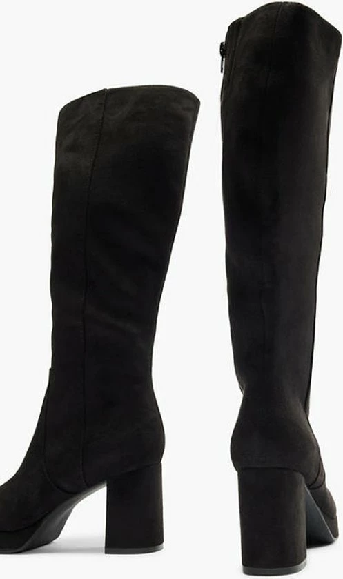 Graceland Lange Zwarte Laars Hoge Hak - Maat 37 4 Graceland Lange Zwarte Laars Hoge Hak - Maat 37 - Afbeelding 2