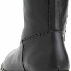 Mysa Susana - Dames Leren Enkellaarzen - Nette Schoenen Vrouwen - Zwart Leer - Maat 39 -Dames Winkel 498x840 2