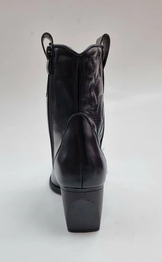 Pretty Shoes Breda Enkellaars - Dames - Zwart - Maat 38 - Kunstleer 6 Pretty Shoes Breda Enkellaars - Dames - Zwart - Maat 38 - Kunstleer - Afbeelding 4