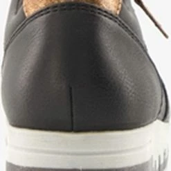 Jana Dames Sneakers - Zwart - Maat 38 - Uitneembare Zool -Dames Winkel 525x840 9