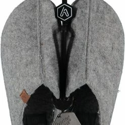 Apollo - Zweedse Sloffen - Vrouwen - Grijs - Maat 37/38 - 1 Paar