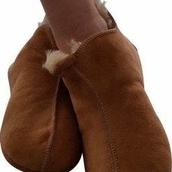 LuLu Wonen LuLu- Leren Sloffen / Pantoffels Gevoerd Met Schapenvacht - Maat 45 22 LuLu Wonen LuLu- Leren Sloffen / Pantoffels Gevoerd Met Schapenvacht - Maat 45 -Dames Winkel 531x840