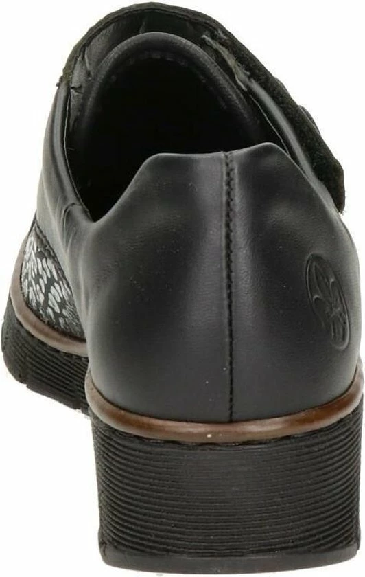 Rieker Instappers Zwart Synthetisch - Dames - Maat 39 7 Rieker Instappers Zwart Synthetisch - Dames - Maat 39 - Afbeelding 5