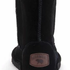 Warmbat - Kangaroo Women Suede - Zwarte Laarzen-42 -Dames Winkel 542x840