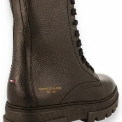 Tommy Hilfiger - Monochromatic Lace Up Boot - Black - 40 -Dames Winkel 546x840 3