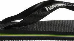 Havaianas Brasil Logo Unisex Slippers - Navy Blue - Maat 39/40 -Dames Winkel 550x138
