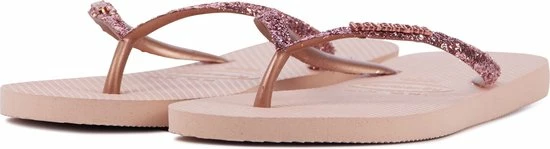 Havaianas Slippers / Teenslippers Dames - Slim Glitter II - Rose Goud - Maat 39/40 7 Havaianas Slippers / Teenslippers Dames - Slim Glitter II - Rose Goud - Maat 39/40 - Afbeelding 5