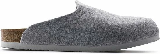 Birkenstock Amsterdam Light Gray Narrow VEG Felt Wooly Home Unisex Pantoffels - Lichtgrijs - Maat 42 3 Birkenstock Amsterdam Light Gray Narrow VEG Felt Wooly Home Unisex Pantoffels - Lichtgrijs - Maat 42