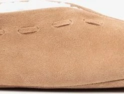 Thu!s Dames Spaanse Sloffen - Beige - Maat 37 - Pantoffels - Echt Leer -Dames Winkel 550x188 1