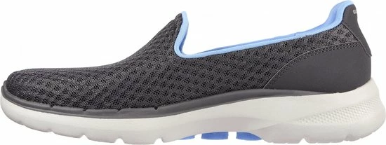 Skechers Go Walk 6 - Big Splash 124508-GYBL, Vrouwen, Grijs, Sneakers,Sportschoenen, Maat: 39 6 Skechers Go Walk 6 - Big Splash 124508-GYBL, Vrouwen, Grijs, Sneakers,Sportschoenen, Maat: 39 - Afbeelding 4