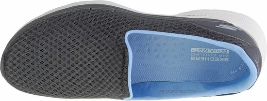 Skechers Go Walk 6 - Big Splash 124508-GYBL, Vrouwen, Grijs, Sneakers,Sportschoenen, Maat: 39 11 Skechers Go Walk 6 - Big Splash 124508-GYBL, Vrouwen, Grijs, Sneakers,Sportschoenen, Maat: 39 - Afbeelding 9