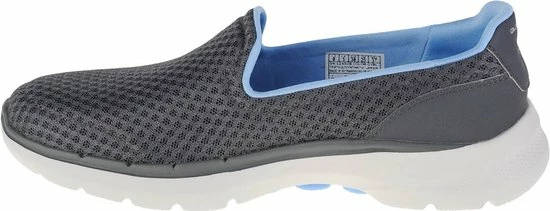 Skechers Go Walk 6 - Big Splash 124508-GYBL, Vrouwen, Grijs, Sneakers,Sportschoenen, Maat: 39 10 Skechers Go Walk 6 - Big Splash 124508-GYBL, Vrouwen, Grijs, Sneakers,Sportschoenen, Maat: 39 - Afbeelding 8