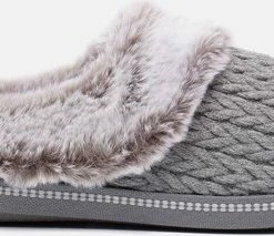 Skechers COZY CAMPFIRE - COZY TIMES Dames Pantoffels - Grijs - Maat 41 -Dames Winkel 550x213 9